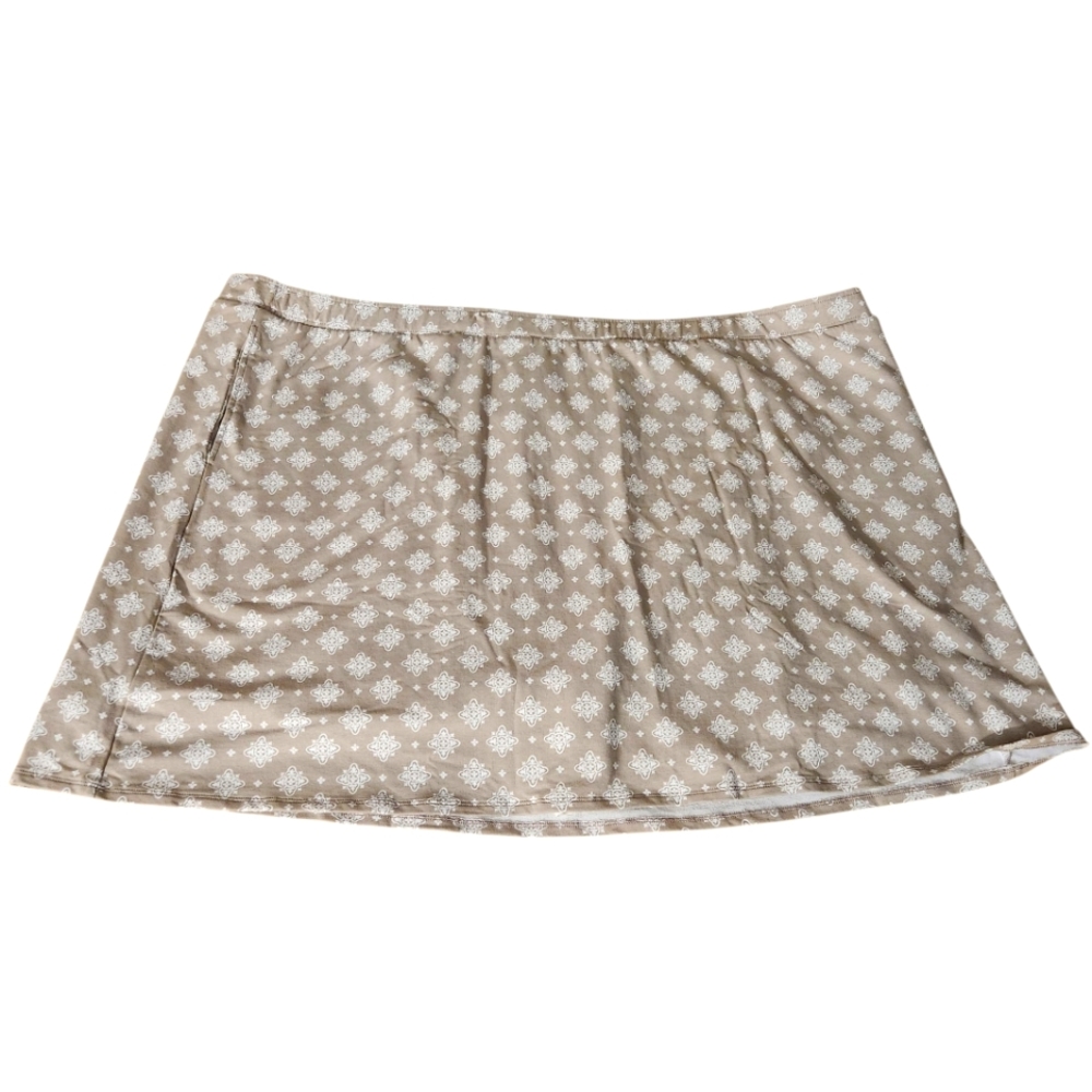 D & Co. Active Plus Size Cotton Blend Skorts 5X